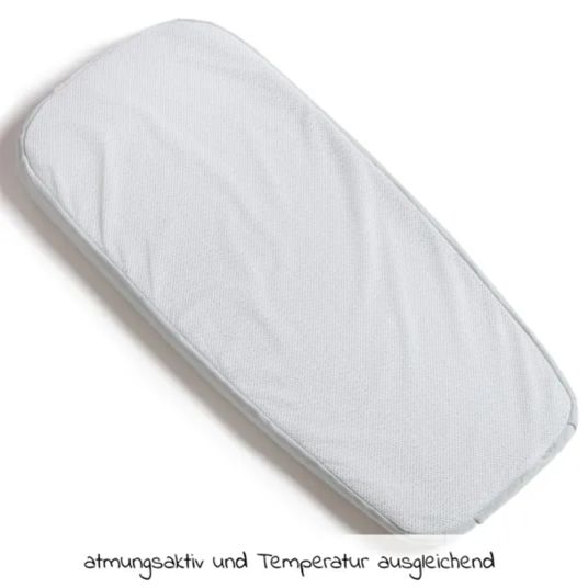 TFK Breathable Airgo mattress cover for mattresses in the Mono 2 combi unit - white