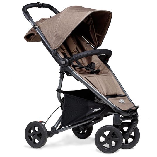TFK Buggy / stroller Dot 2 Outdoor with air chamber tires and reclining position - Brown