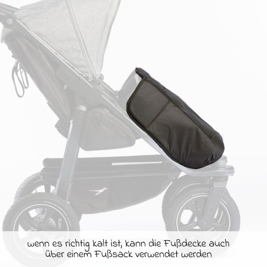 TFK Fußdecke / Beindecke für Duo 2 Sportkinderwagen