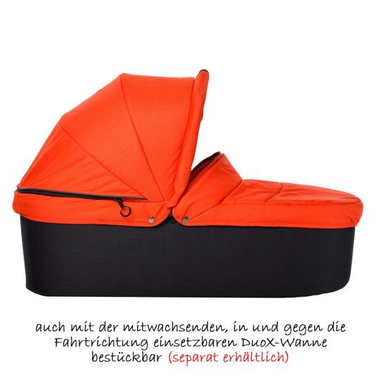 TFK Geschwister- & Zwillingskinderwagen Twin Adventure - Orange.com