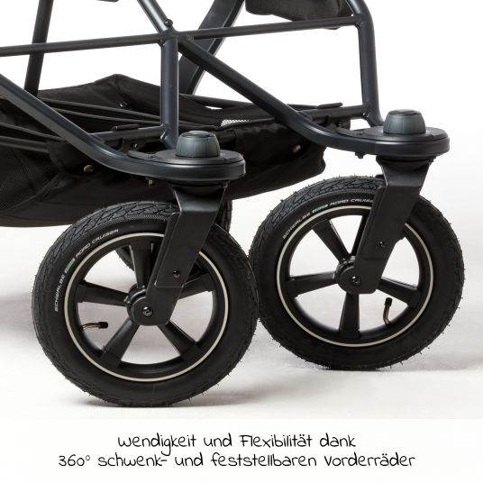 TFK Frame Duo 2 - frame + Schwalbe pneumatic wheel set
