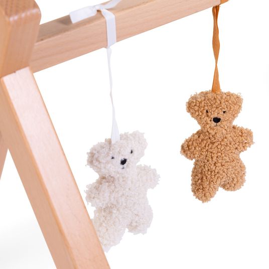 Childhome Confezione da 4 giocattoli da appendere per arco da gioco / trapezio da gioco - Teddy