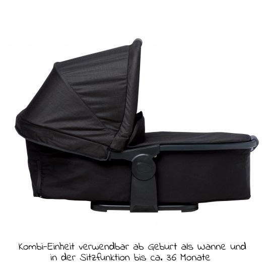 TFK Kombi-Einheit (Wanne & Sitz) für Mono 2 - Schwarz