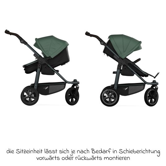 TFK Kombi-Einheit (Wanne & Sitz) für Mono 3/4 & Pro - Olive