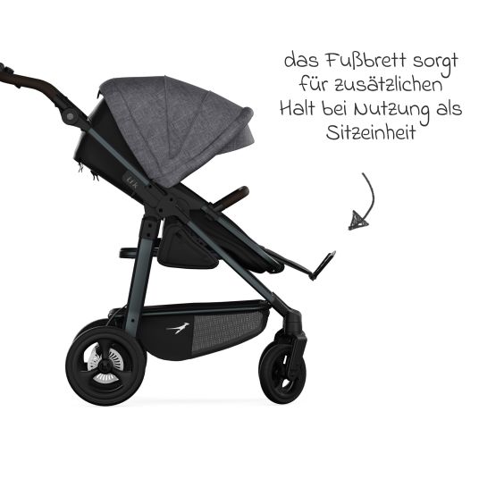 TFK Kombi-Einheit (Wanne & Sitz) für Mono 3/4 & Pro - Premium Grau