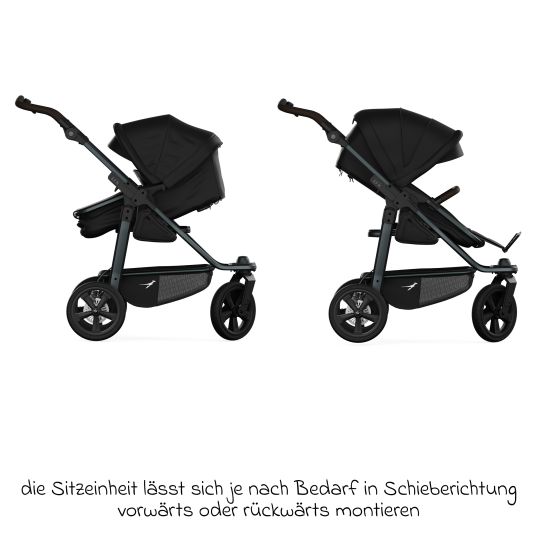 TFK Kombi-Einheit (Wanne & Sitz) für Mono 3/4 & Pro - Schwarz