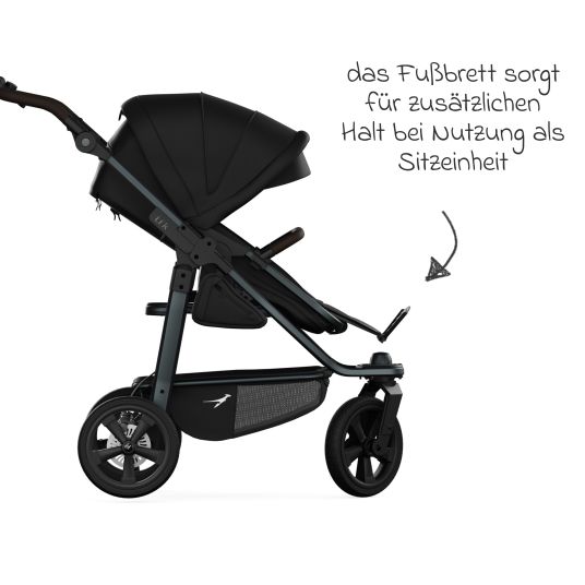 TFK Kombi-Einheit (Wanne & Sitz) für Mono 3/4 & Pro - Schwarz