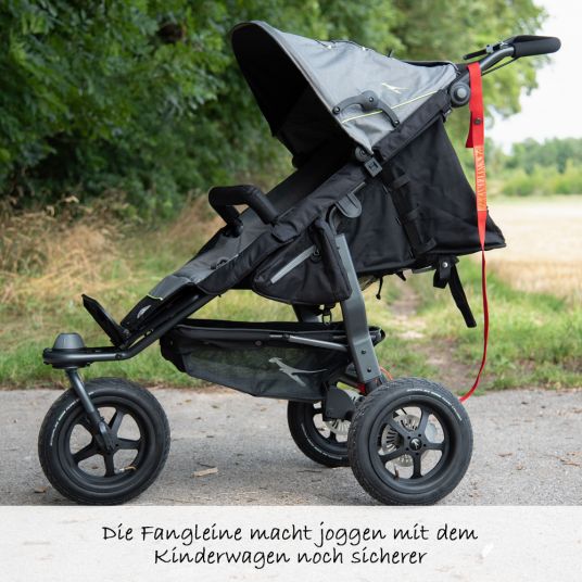 TFK Kombi-Kinderwagen-Set Joggster Adventure 2 inkl. Multi X & Gratis Cupholder & Regenschutz & Sitzauflage & Sonnensegel - Quiet Shade