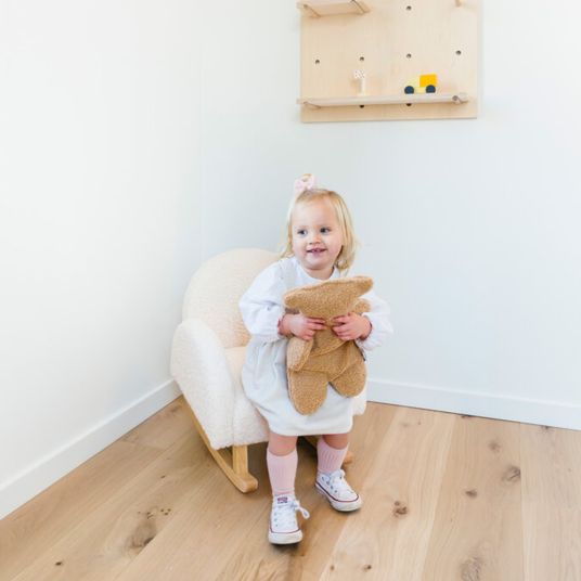 Childhome Schaukelstuhl für Kinder - Teddy - Offwhite