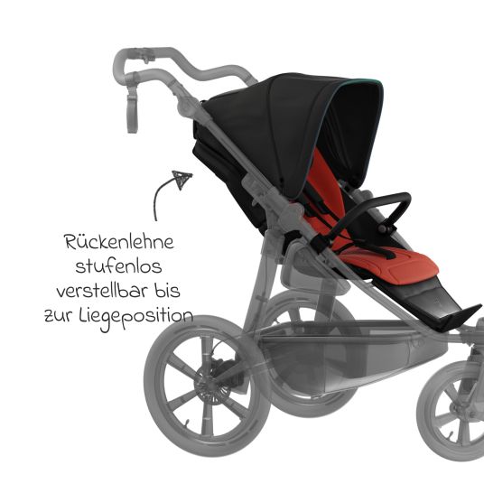 TFK Sedile sportivo XXL per Mono 3/4 e Pro - antracite