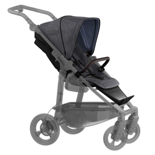 TFK Sedile sportivo XXL per Mono 3/4 e Pro - Grigio Premium