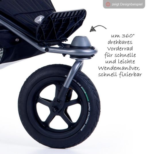 TFK Stroller Joggster Adventure 2 Premium - Grey