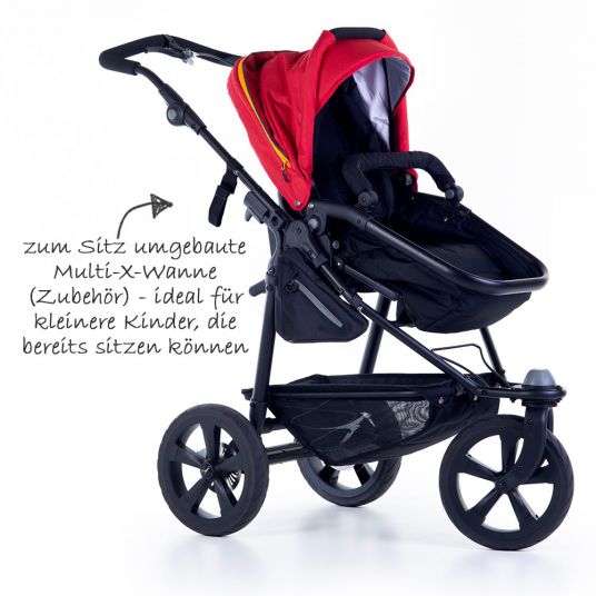 TFK Joggster Trail 2 Stroller - Tango Red