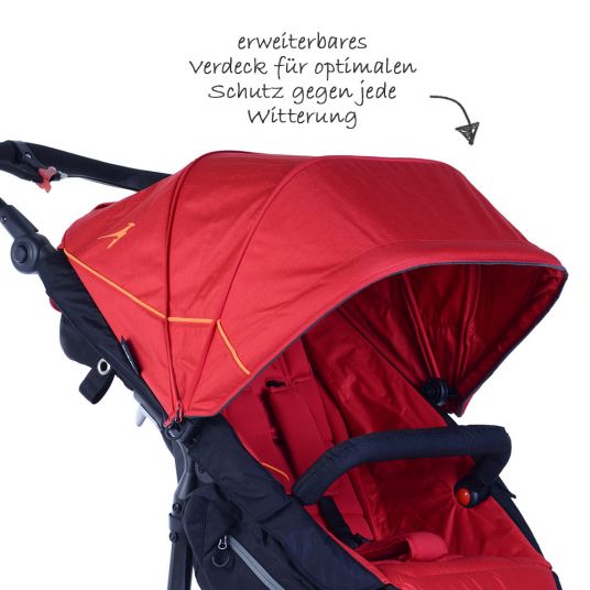TFK Joggster Trail Stroller - Tango Red