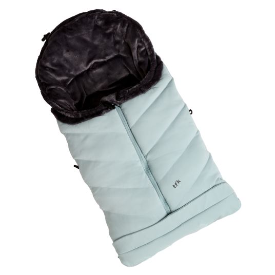 TFK Thermo fleece footmuff with extendable foot section - blue