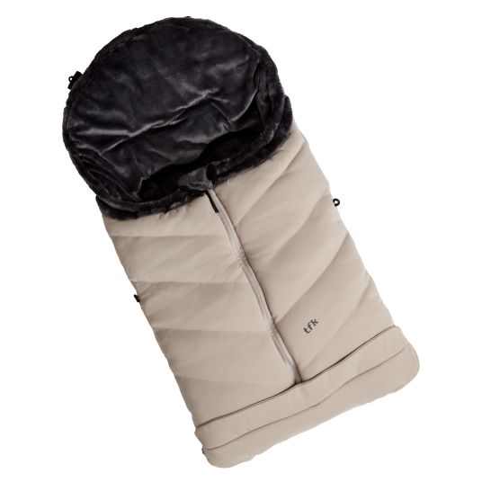 TFK Thermo fleece footmuff with extendable foot section - Sand