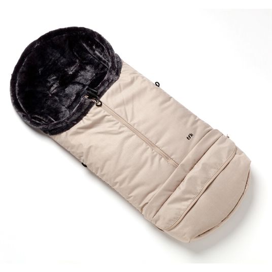 TFK Thermo fleece footmuff with extendable foot section - Sand