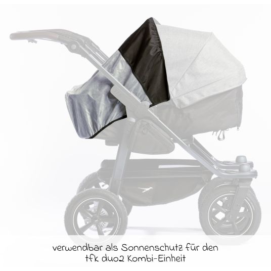 TFK UV sun protection for a Duo 2 combination unit (carrycot + seat)