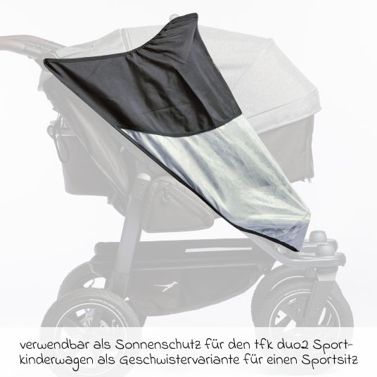 TFK UV sun protection for a Duo 2 sports seat