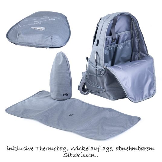 TFK Wrap-around backpack - Quiet Shade