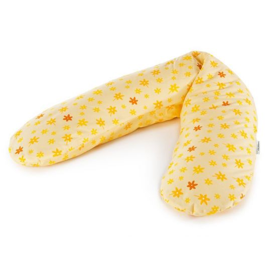 Theraline Cover for nursing pillow The Original - Floral Yellow