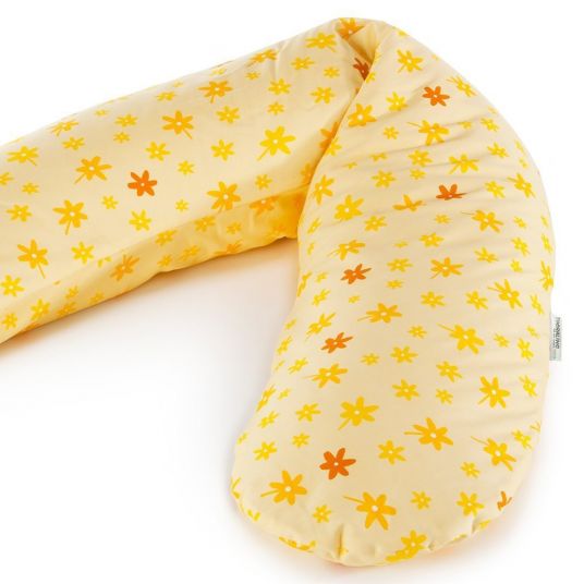 Theraline Cover for nursing pillow The Original - Floral Yellow
