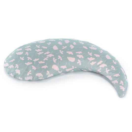 Theraline The Yinnie Nursing Pillow - Delicate Flowers - Grey Rose