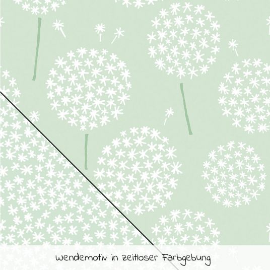 Theraline Coperta di ricambio per il cuscino per l'allattamento The Yinnie 135 cm - Dandelion - Verde pallido