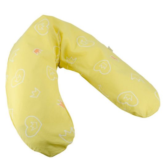 Theraline Nursing cushion Dodo Pillow 170 cm - crown yellow