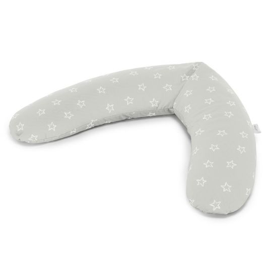 Theraline Nursing cushion Dodo Pillow 170 cm - stars - grey
