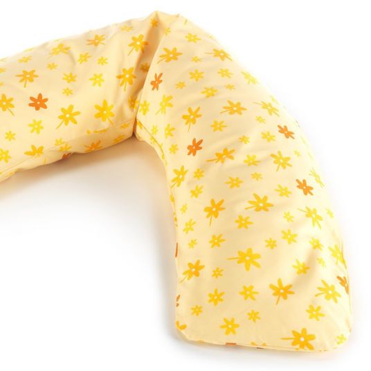 Theraline Nursing Pillow Comfort 180 cm - Floral Yellow