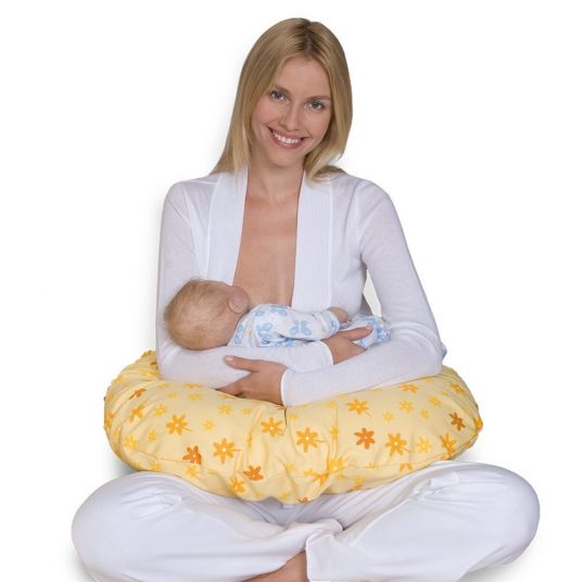 Theraline Nursing pillow Wynnie - Flower yellow