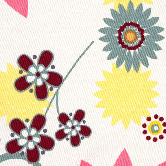 Theraline Wärmekissen mit Kirschkern-Füllung 19 x 19 cm - Sommerblüten