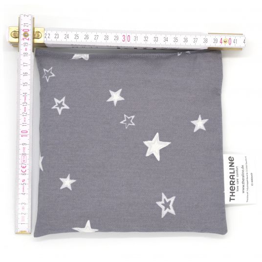 Theraline Heat cushion with cherry pit filling 19 x 19 cm - starry sky