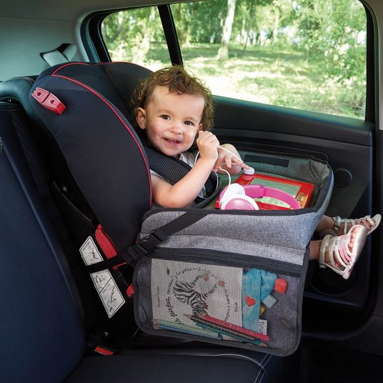Tineo Game Travel Table Travel & Play for Car Seats - Grey