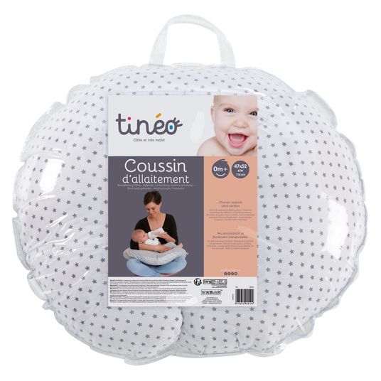 Tineo Nursing pillow Close to you 50 x 52 cm - Star - Grey