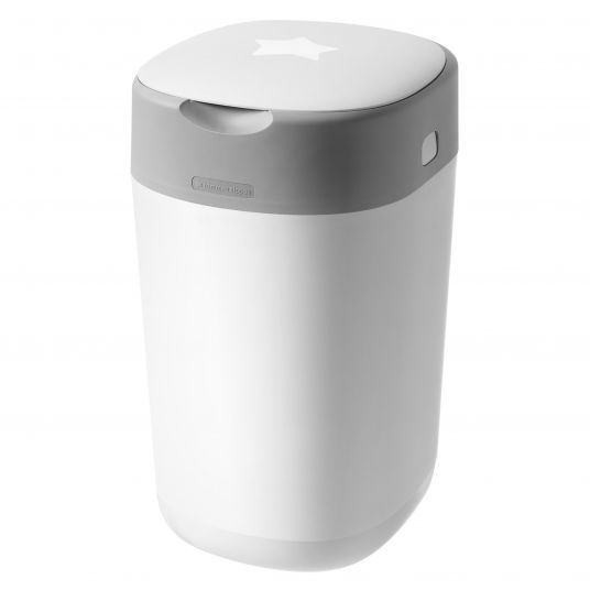 Tommee Tippee Diaper Pail Twist and Click Sangenic incl. 1 refill cartridge - Greenfilm™ - White