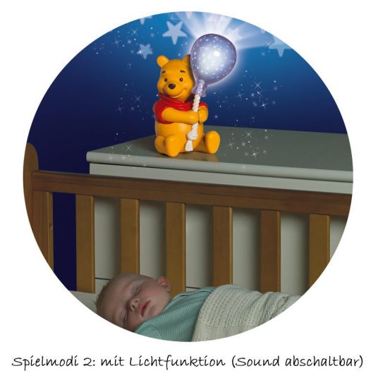 Tomy Luce notturna Winnie the Pooh con palloncino
