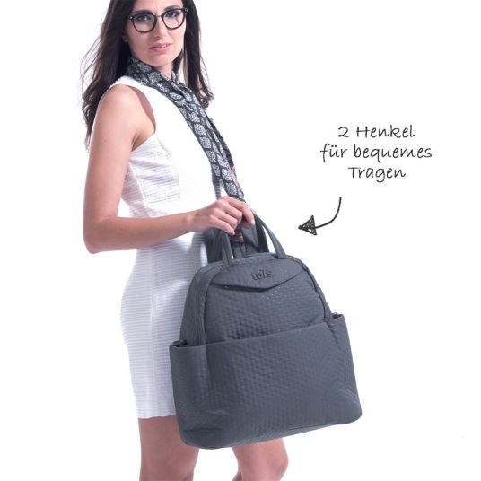 ToTs by Smartrike Diaper bag Infinity - Grey Quilt