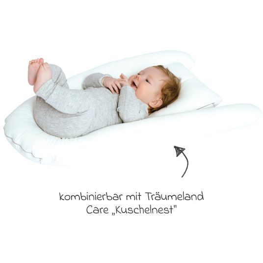 Träumeland Kissen Carefor Midi zur Prävention von Kopfverformung (2 - 8 Monate) 25 x 28 cm