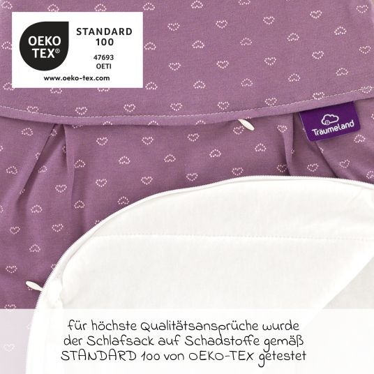 Träumeland Schlafsack Liebmich - Heartsome - Gr. 50/56