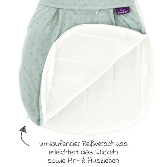 Träumeland Liebmich sleeping bag - Twister - Blue - Size 50/56