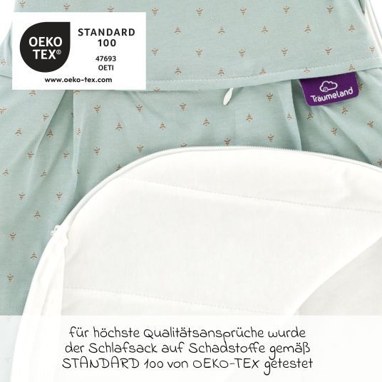 Träumeland Schlafsack Liebmich - Twister - Blau - Gr. 50/56