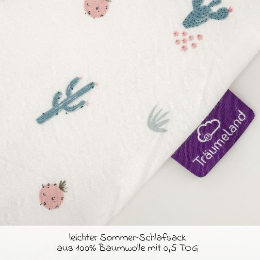 Träumeland Sommerschlafsack Liebmich - Kaktusliebe - Gr. 70