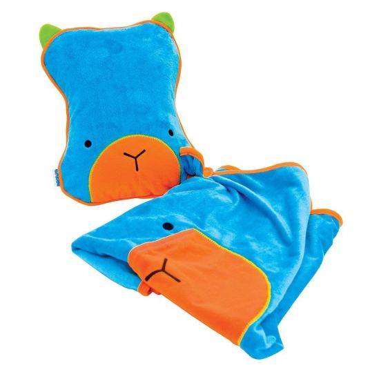 Trunki 2-piece Travel Set SnooziHedz Blanket & Pillow - Bert Blue