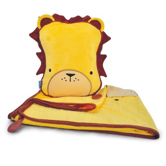 Trunki 2 pcs Travel Set SnooziHedz Blanket & Pillow - Leeroy Yellow