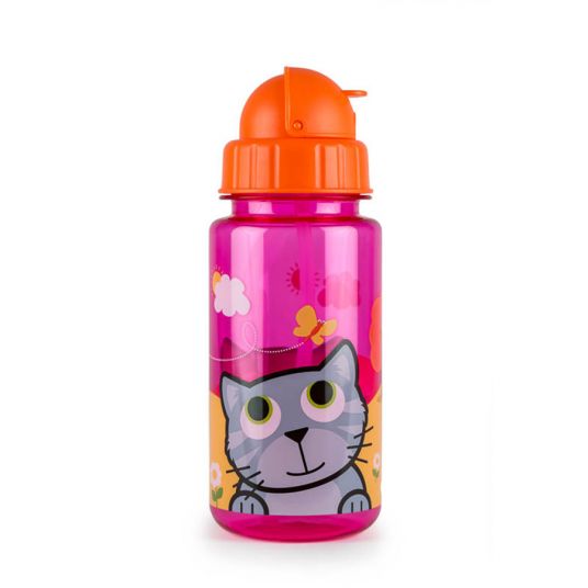 Tum Tum Trinkflasche mit Trinkhalm - Katze Bluebell