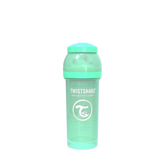 Twistshake Anti colic baby bottle set 260ml - Green