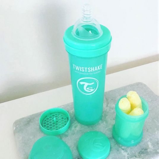 Twistshake Anti colic baby bottle set 260ml - Green