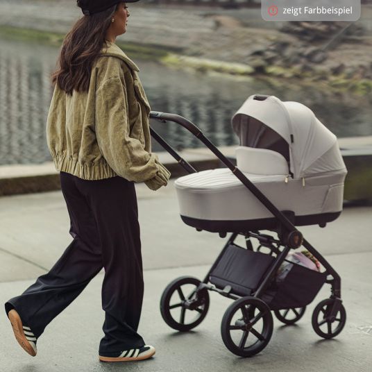 Venicci Babywanne für Sportwagen Claro inkl. Wickeltasche und Regenschutz - Caramel